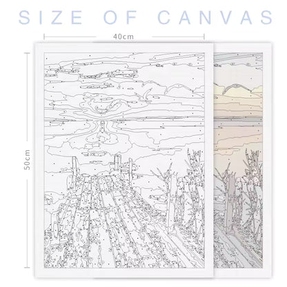 Landschap met Boot  | 40x50cm