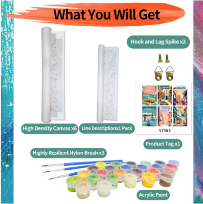 6 Delig - Vakantie  - 6 x 15x20cm